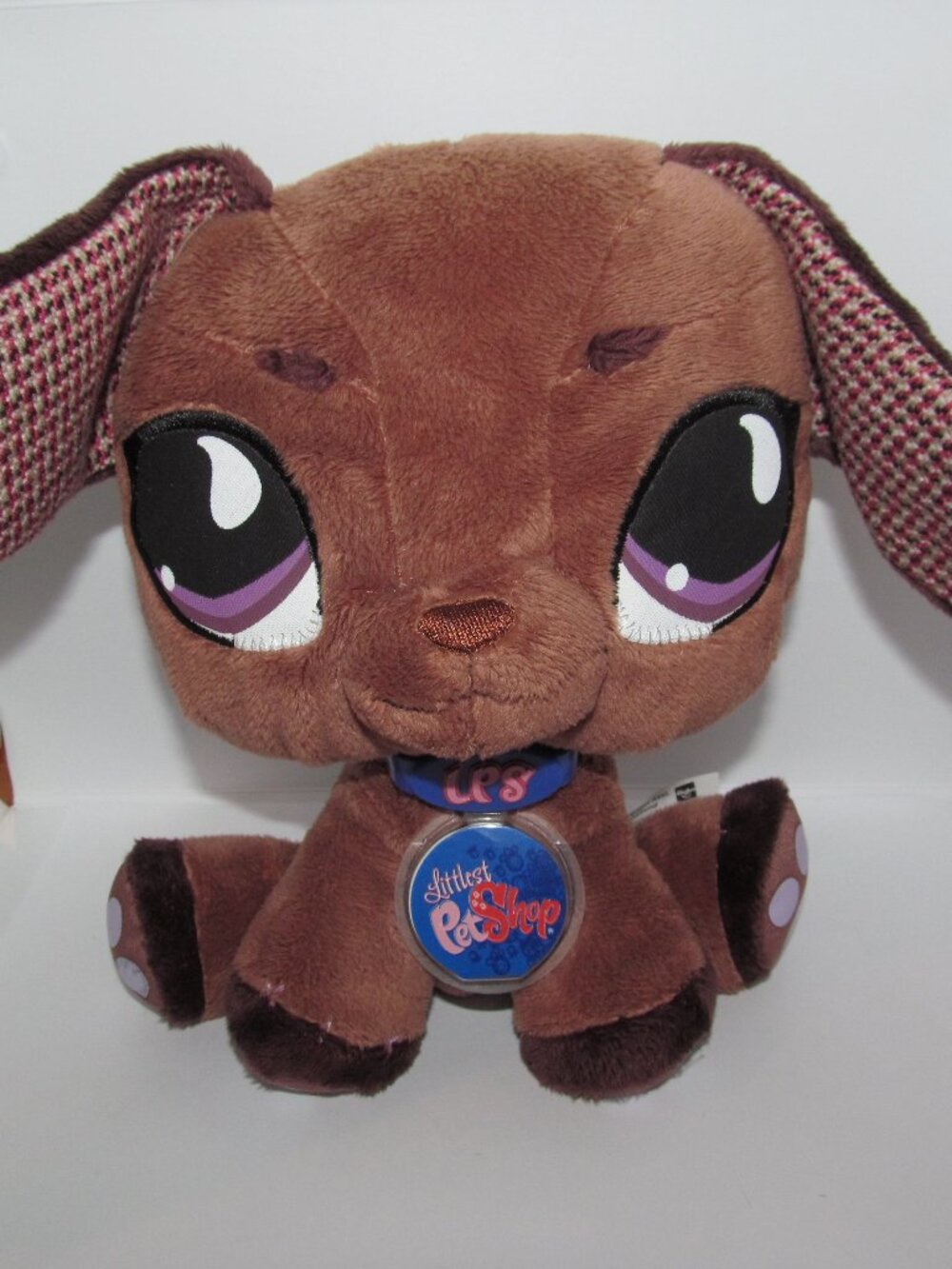 Littlest Pet Shop Dachshund Dog NEW + Code Plush Toy Stuffed Animal 2007 Y2K